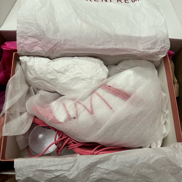 Cult Gaia Su Ankle-Tie Open Toe Sandals Pink - Picture 9 of 11